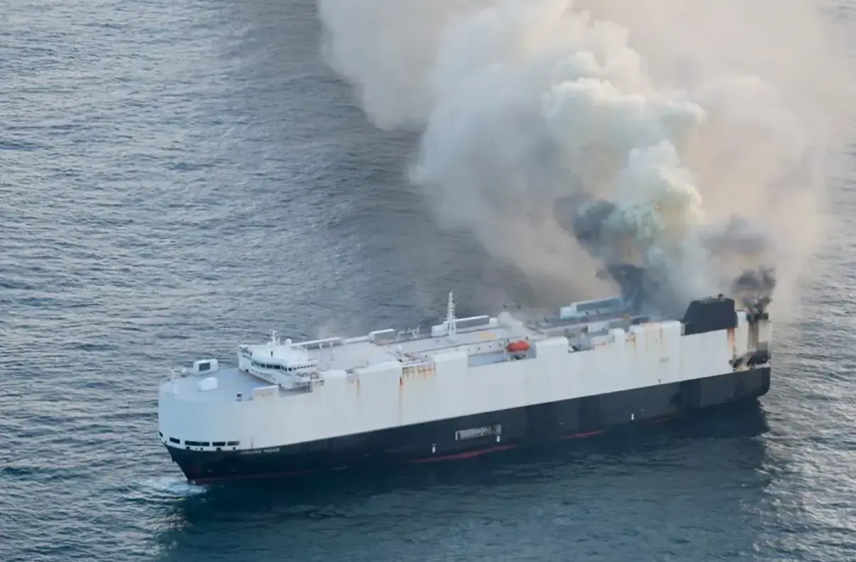 Cargo ship with 22 onboard catches fire off Alaska Coast, US Coast Guard responds, says 'no one injured'