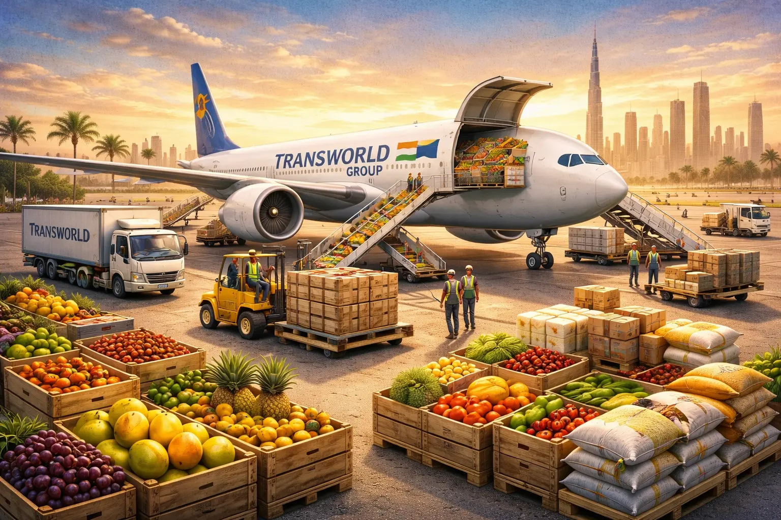 Transworld Group Launches Dedicated Air Charter to Strengthen India-UAE Food Supply Chain