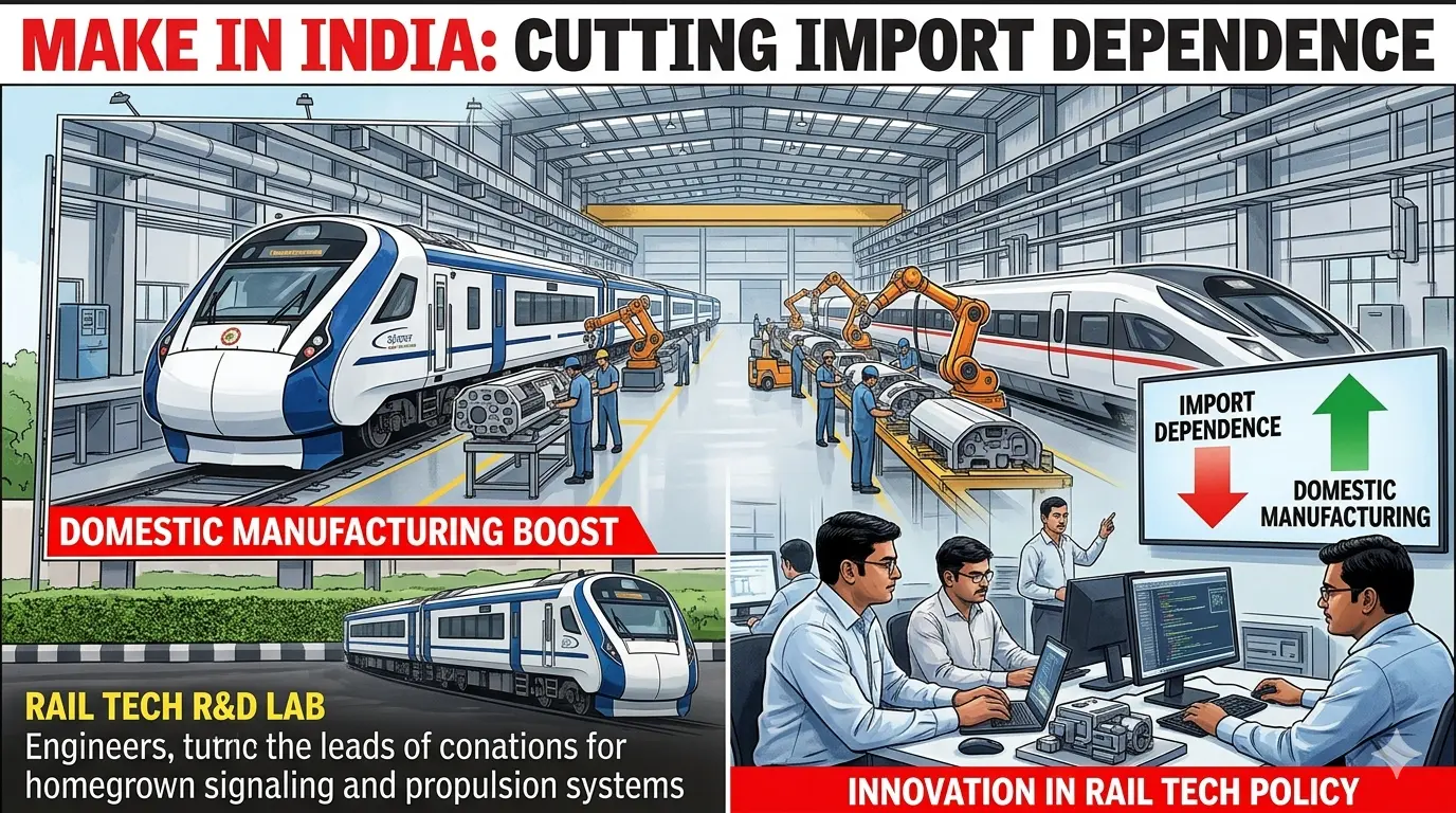 India's New Rail Tech Policy Aims to Cut Import Dependence and Boost Domestic Manufacturing