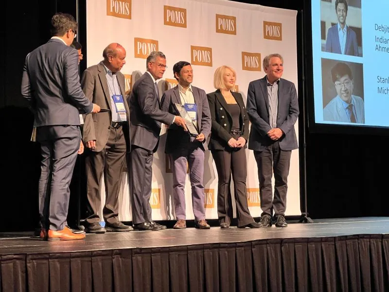 IIM Ahmedabad Professor Wins Prestigious POMS Wickham Skinner Teaching Innovation Award