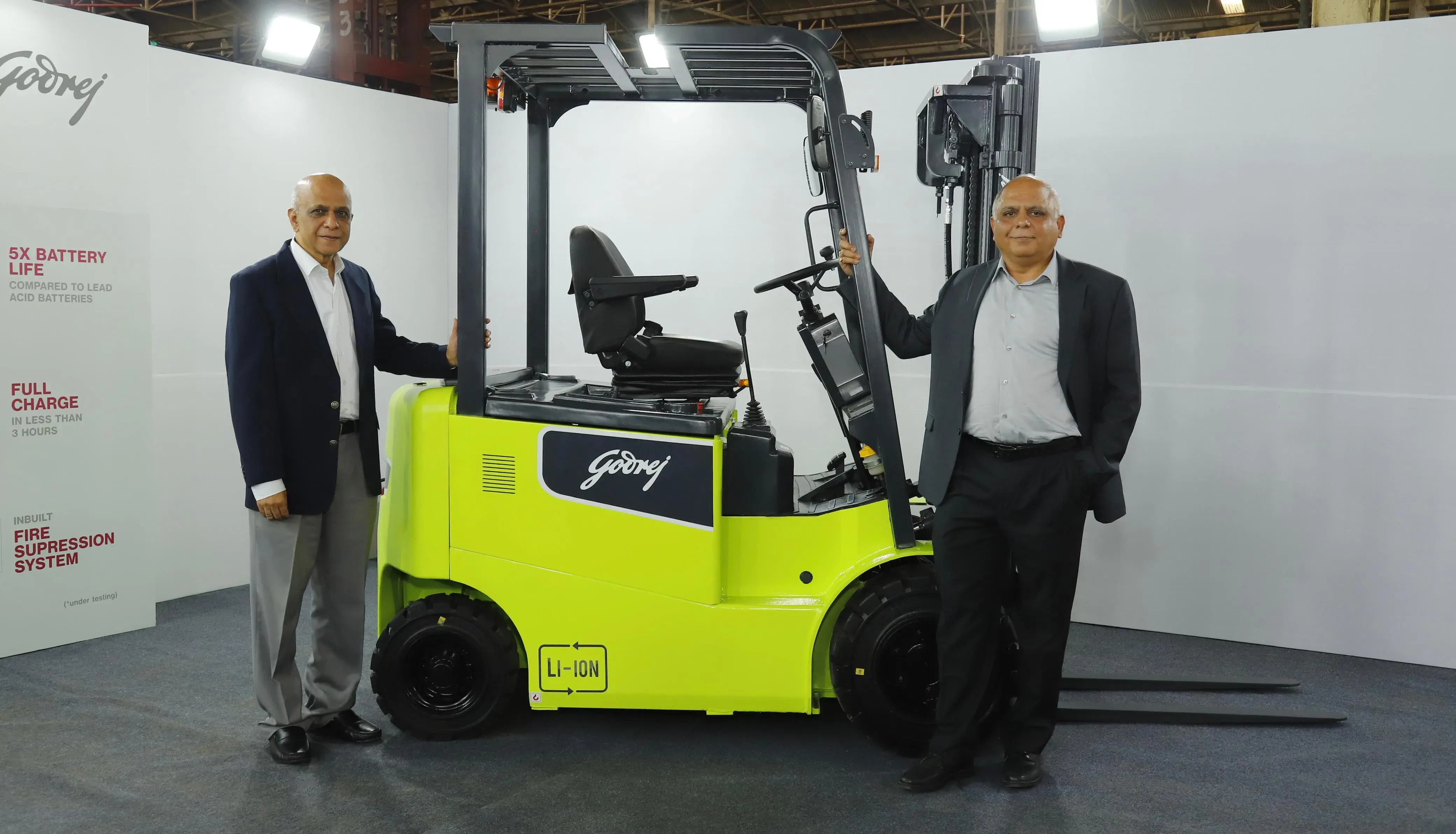 Godrej Launches India's First Multilon Battery for Electric Forklifts, Cutting Ownership Costs by 25%