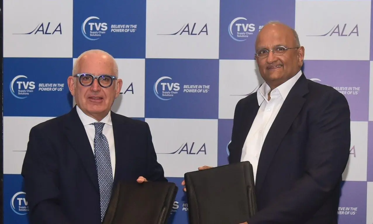 TVS Supply Chain and Italy's ALA Group Form Joint Venture to Enter Aerospace and Defense Logistics