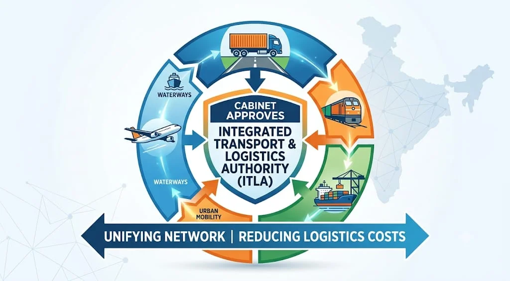 Cabinet Approves Integrated Transport & Logistics Authority to Strengthen India's Transport Planning