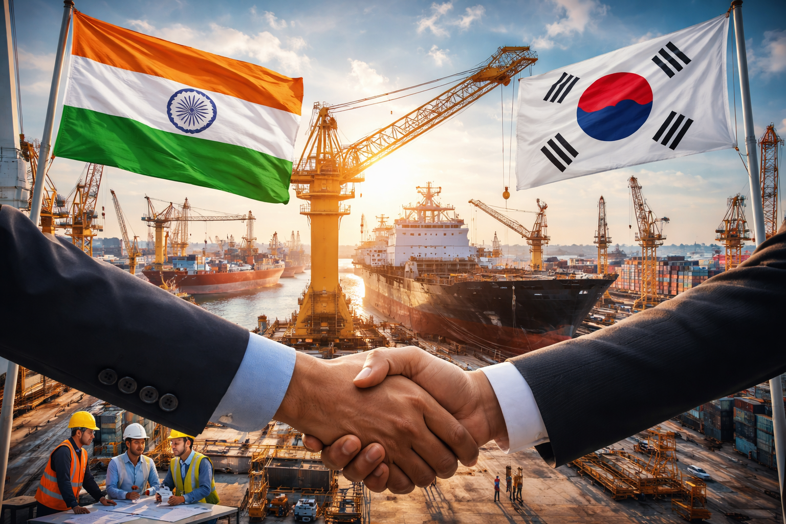 India Strengthens Global Maritime Partnerships During South Korea Visit to Boost Shipbuilding